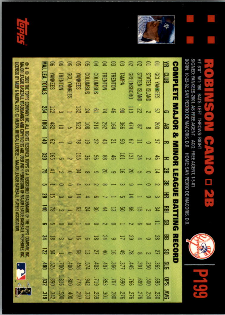 B6287- 2007 Pepsi (Topps) Baseball Card #s 1-220 -You Pick- 15+ FREE US SHIP - Picture 263 of 293