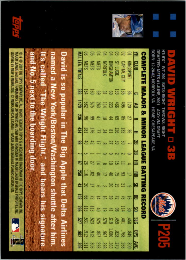 B6287- 2007 Pepsi (Topps) Baseball Card #s 1-220 -You Pick- 15+ FREE US SHIP - Picture 273 of 293