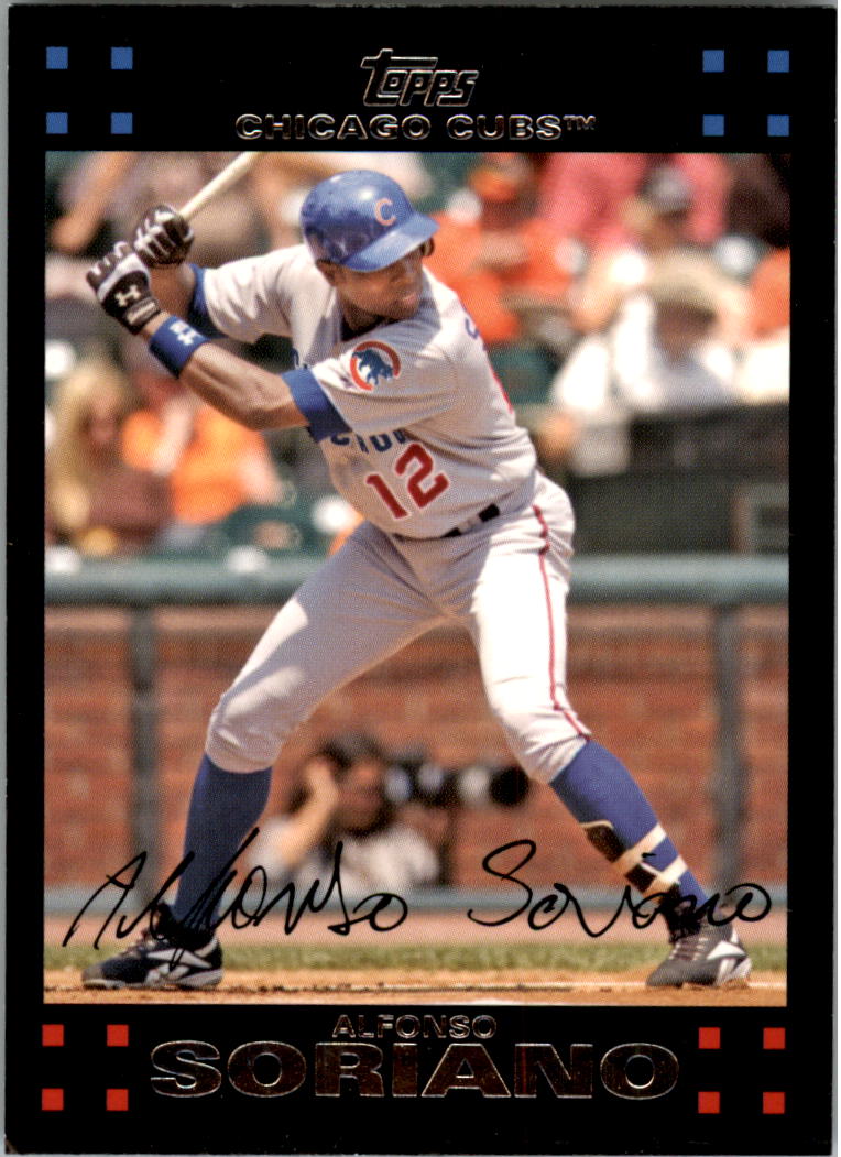 Alfonso Soriano Autograph Baseball Card