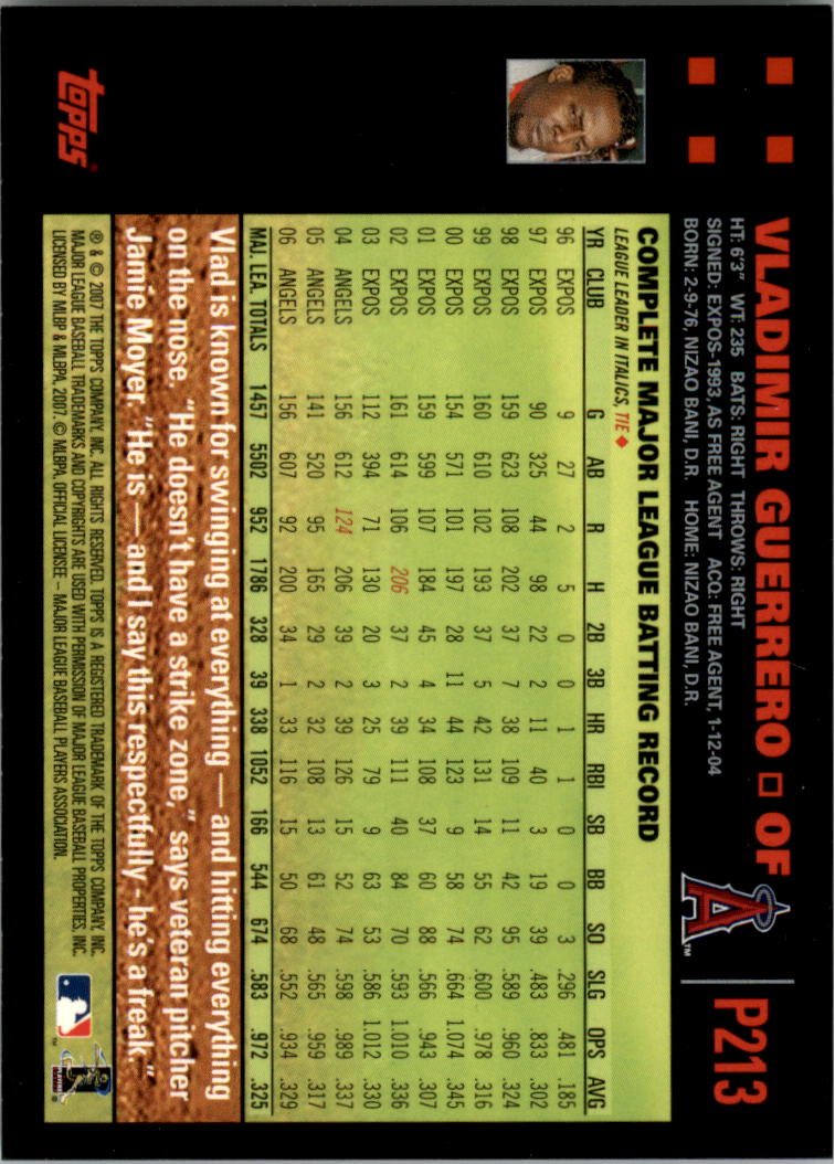 B6287- 2007 Pepsi (Topps) Baseball Card #s 1-220 -You Pick- 15+ FREE US SHIP - Picture 283 of 293