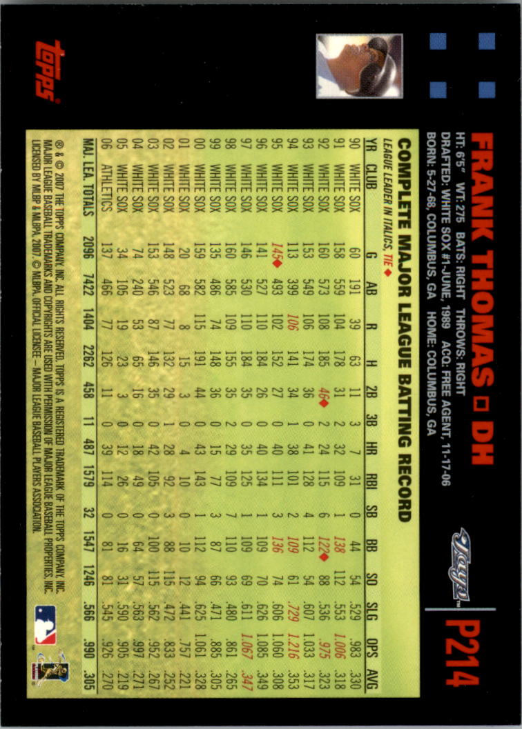 B6287- 2007 Pepsi (Topps) Baseball Card #s 1-220 -You Pick- 15+ FREE US SHIP - Picture 285 of 293