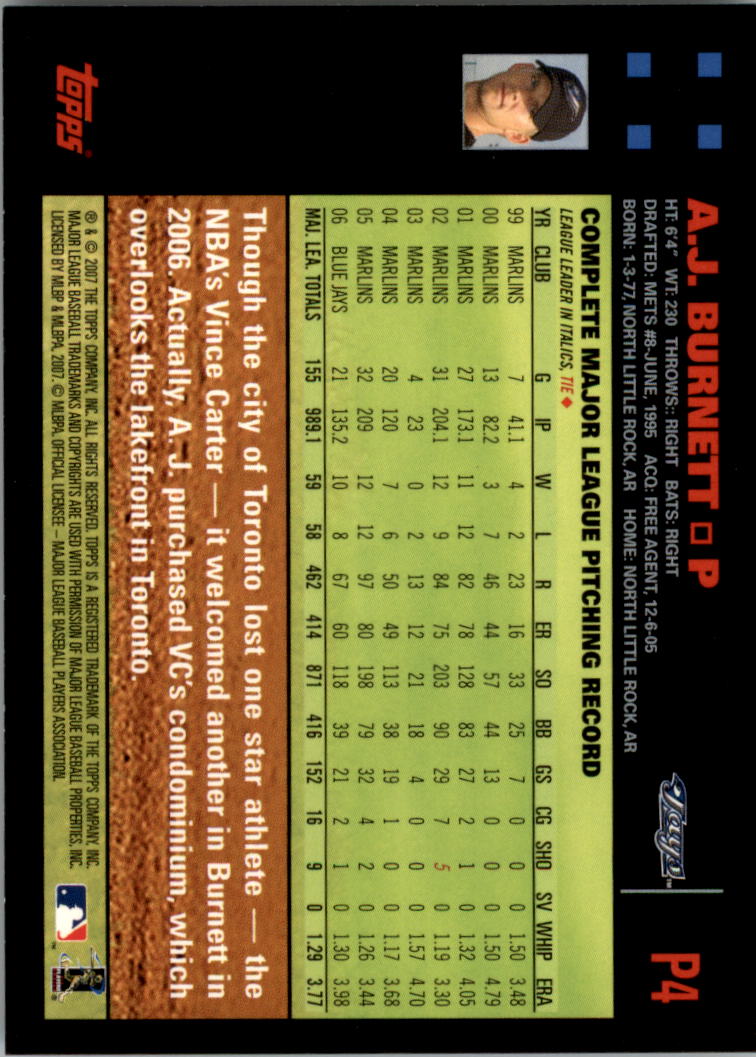 B6287- 2007 Pepsi (Topps) Baseball Card #s 1-220 -You Pick- 15+ FREE US SHIP - Picture 7 of 293