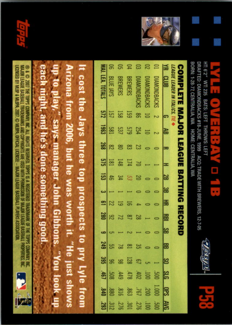 B6287- 2007 Pepsi (Topps) Baseball Card #s 1-220 -You Pick- 15+ FREE US SHIP - Picture 83 of 293