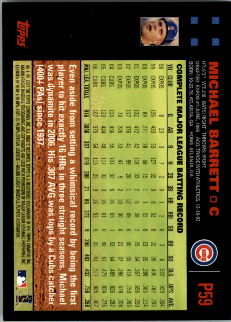 B6287- 2007 Pepsi (Topps) Baseball Card #s 1-220 -You Pick- 15+ FREE US SHIP - Picture 85 of 293