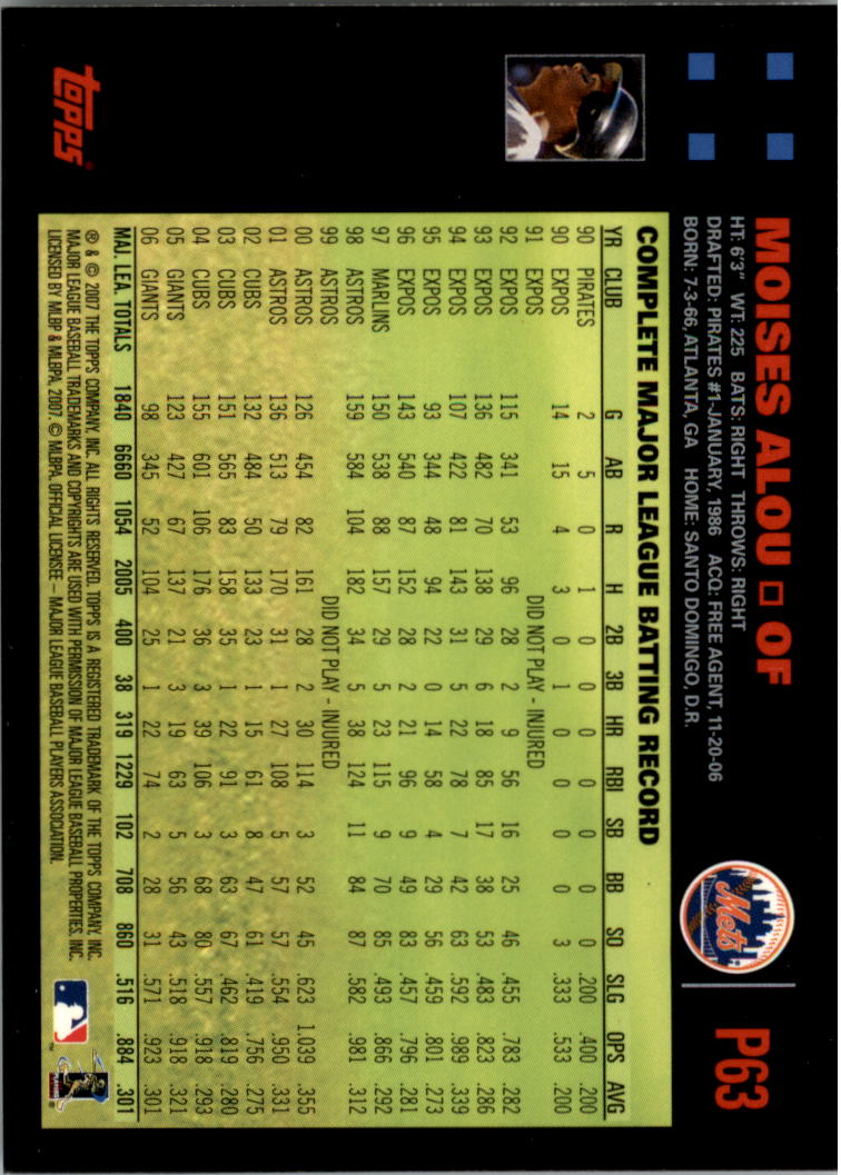 B6287- 2007 Pepsi (Topps) Baseball Card #s 1-220 -You Pick- 15+ FREE US SHIP - Picture 89 of 293