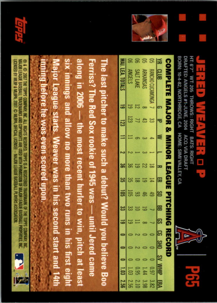 B6287- 2007 Pepsi (Topps) Baseball Card #s 1-220 -You Pick- 15+ FREE US SHIP - Picture 93 of 293