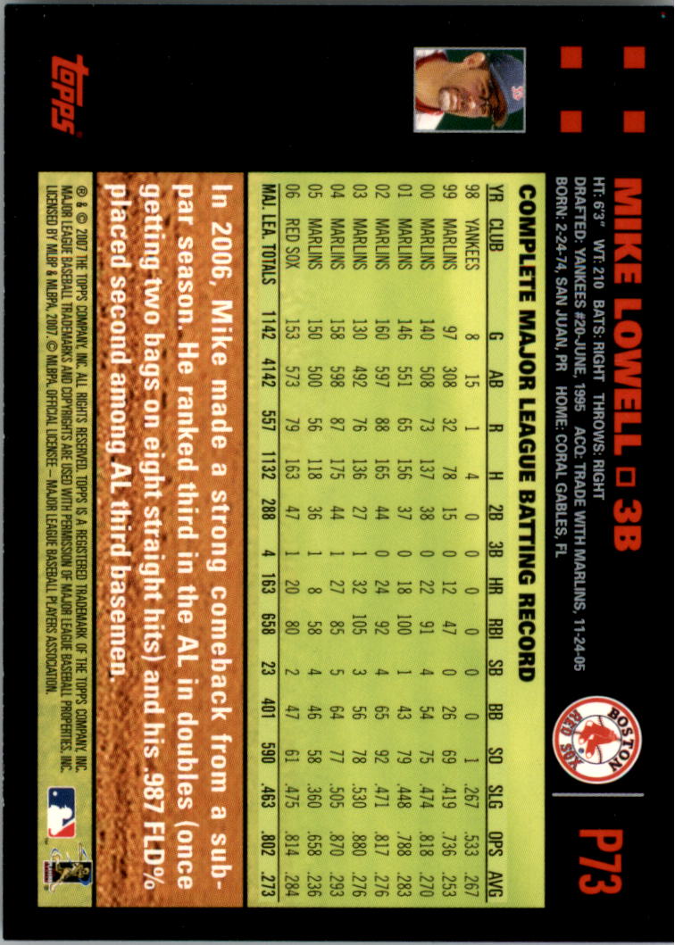 B6287- 2007 Pepsi (Topps) Baseball Card #s 1-220 -You Pick- 15+ FREE US SHIP - Picture 105 of 293