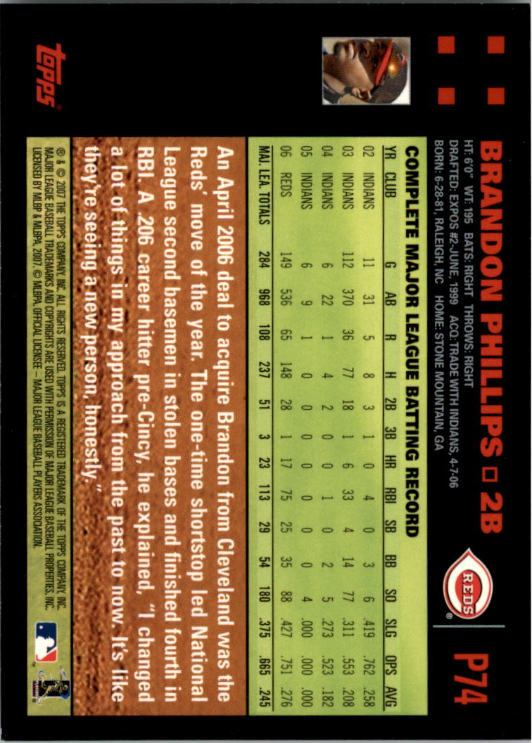 B6287- 2007 Pepsi (Topps) Baseball Card #s 1-220 -You Pick- 15+ FREE US SHIP - Picture 107 of 293