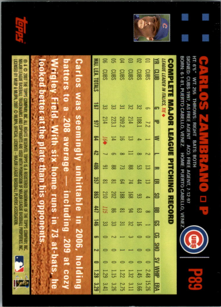 B6287- 2007 Pepsi (Topps) Baseball Card #s 1-220 -You Pick- 15+ FREE US SHIP - Picture 129 of 293