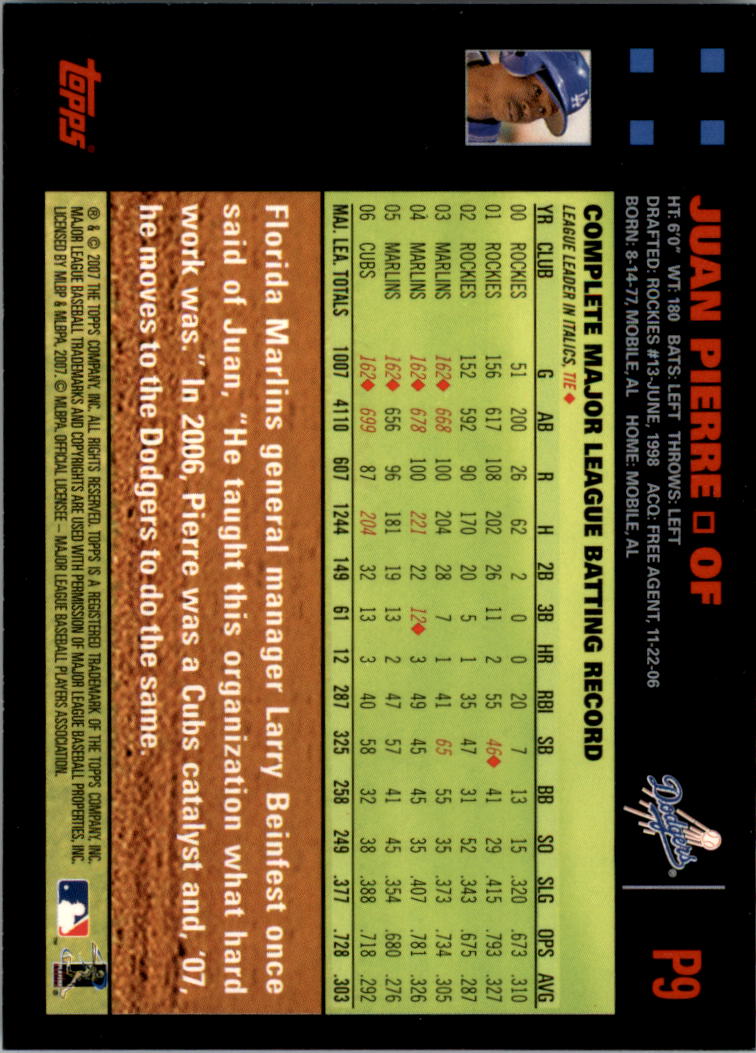 B6287- 2007 Pepsi (Topps) Baseball Card #s 1-220 -You Pick- 15+ FREE US SHIP - Picture 13 of 293