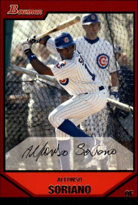 2007 Bowman #80 Alfonso Soriano