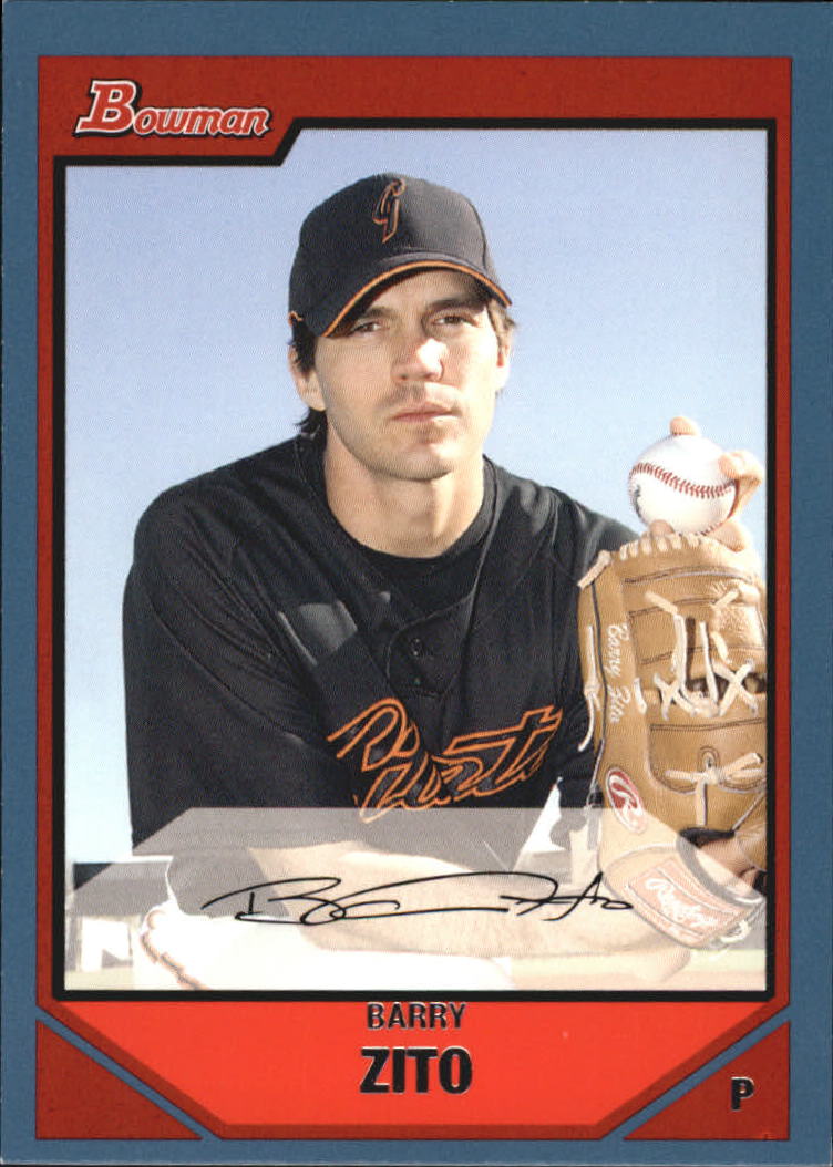 Athletics Barry Zito Authentic Signed Card 2006 Topps #178