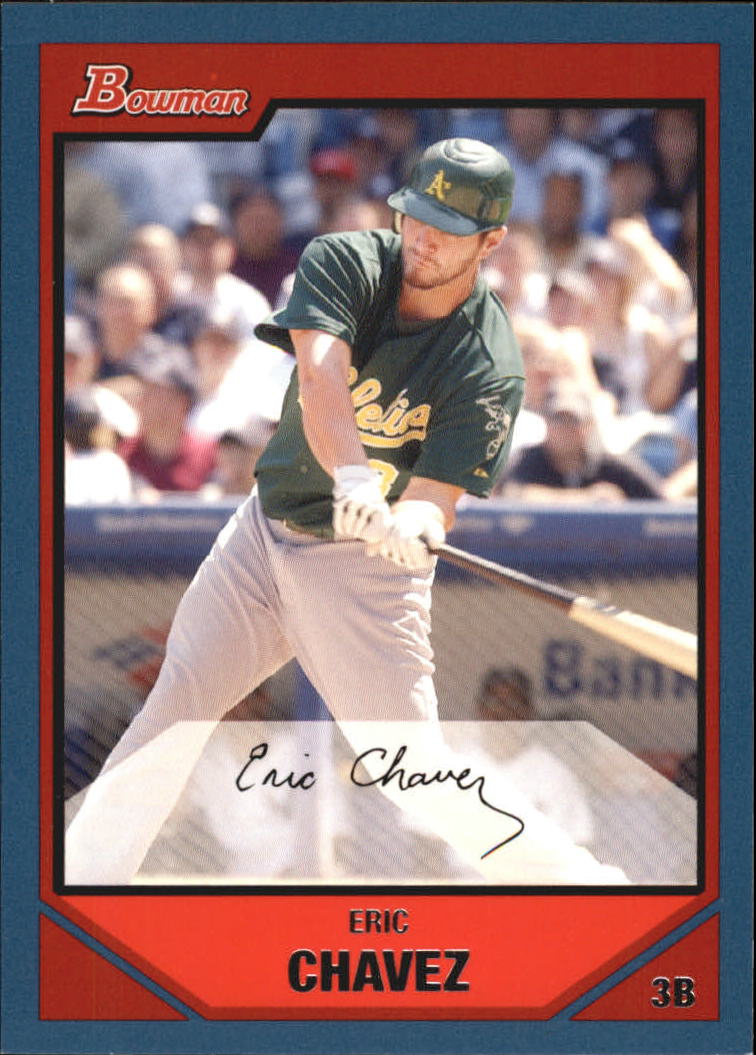 2007 Bowman Blue #105 Eric Chavez