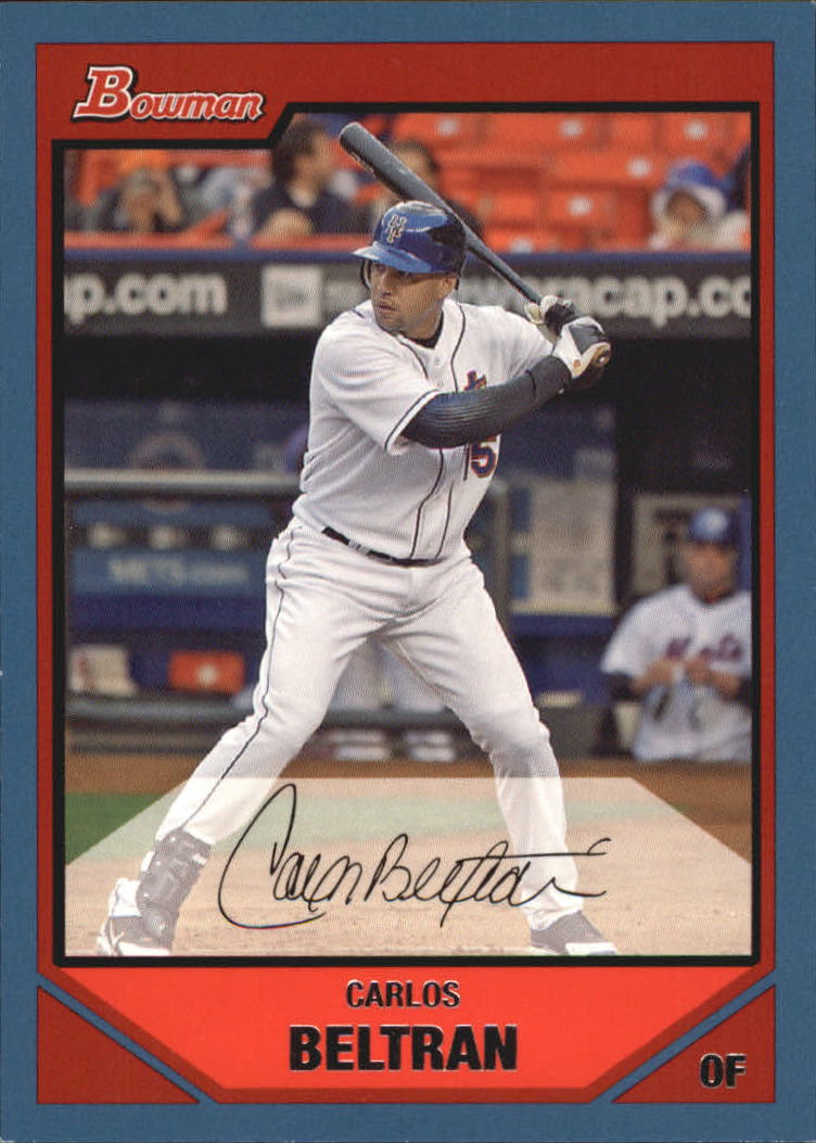 2007 Bowman Baseball "Main Set Blue" Parallel Cards - Picture 18 of 29