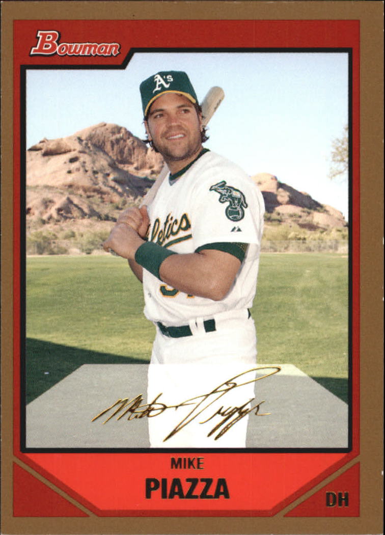 2007 Bowman Gold #120 Mike Piazza