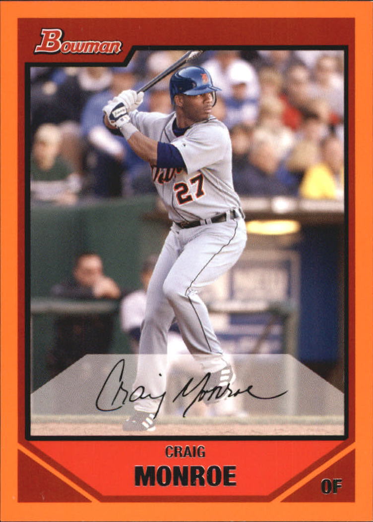 2007 Bowman Baseball "Main Set Orange" Parallel Cards - Picture 12 of 15