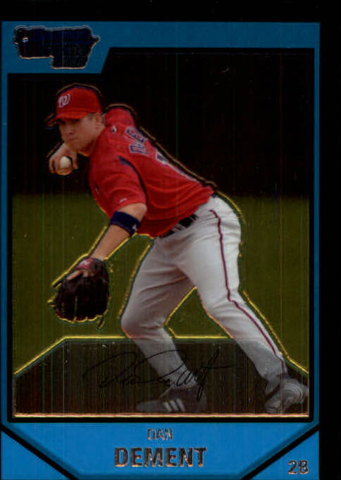 2007 Bowman Chrome Prospects #BC80 Dan Dement