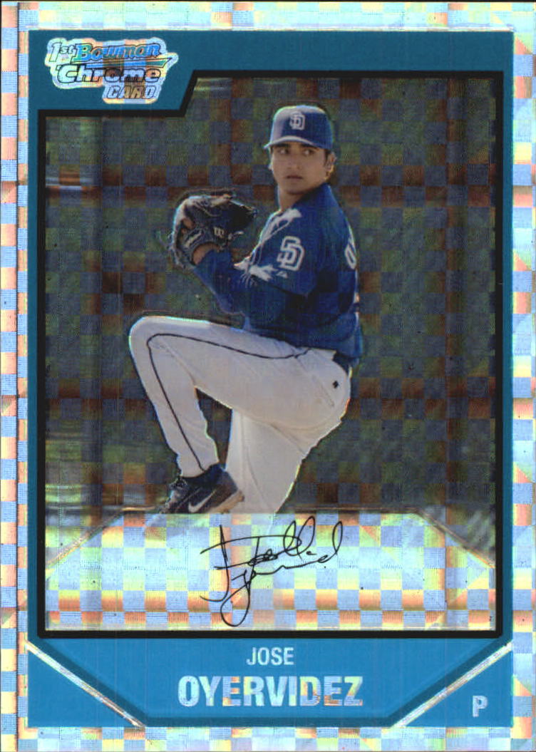 2007 Bowman Chrome Prospects X-Fractors #BC78 Jose Oyervidez