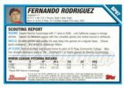 2007 Bowman Prospects #BP97 Fernando Rodriguez back image
