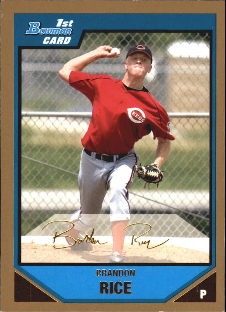 2007 Bowman Baseball "Prospects Gold" Parallel Cards - Picture 14 of 136