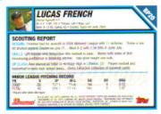 2007 Bowman Prospects Gold #BP20 Lucas French back image