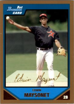 2007 Bowman Baseball "Prospects Gold" Parallel Cards - Picture 44 of 136