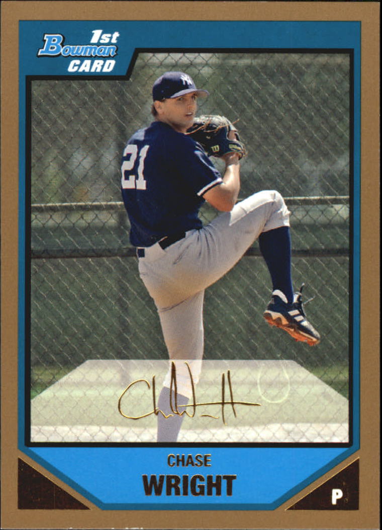 2007 Bowman Baseball "Prospects Gold" Parallel Cards - Picture 48 of 136