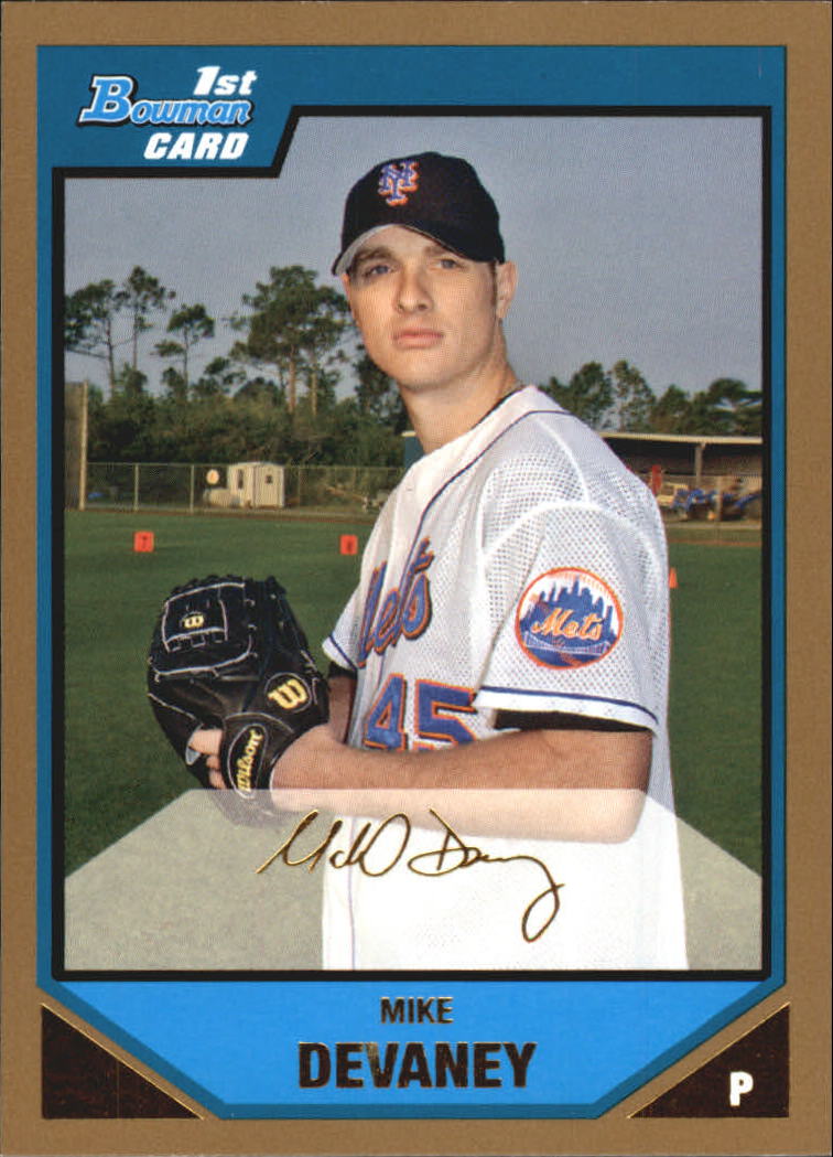2007 Bowman Baseball "Prospects Gold" Parallel Cards - Picture 52 of 136