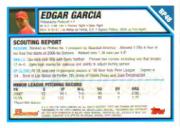2007 Bowman Prospects Gold #BP48 Edgar Garcia back image
