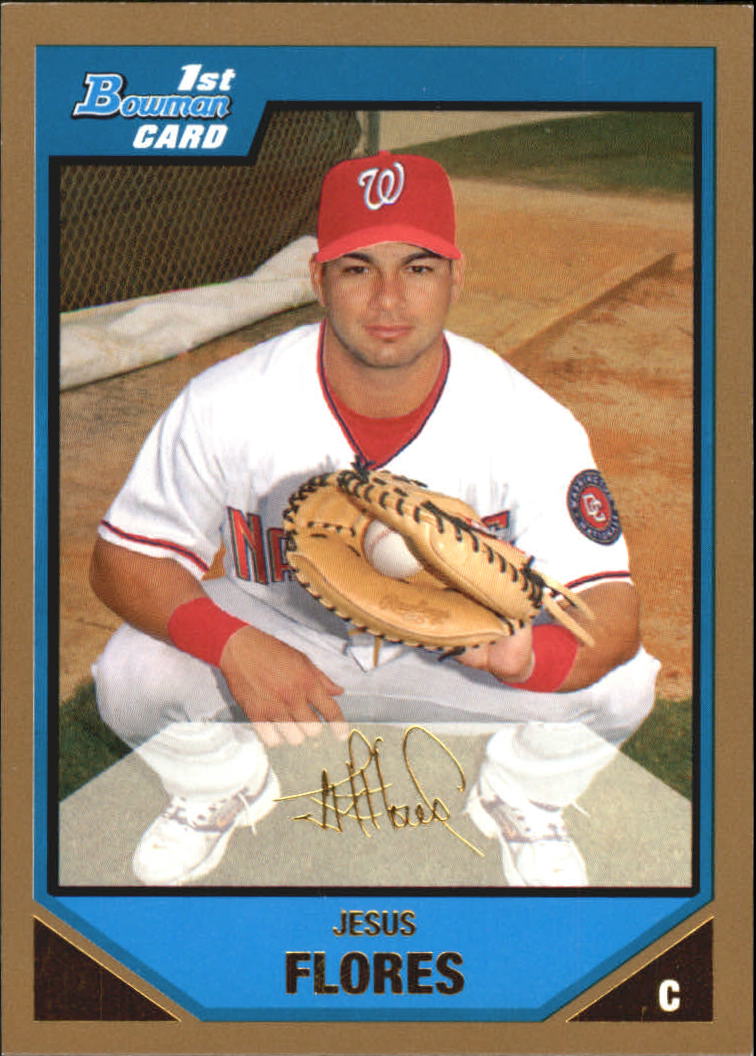 2007 Bowman Baseball "Prospects Gold" Parallel Cards - Picture 66 of 136