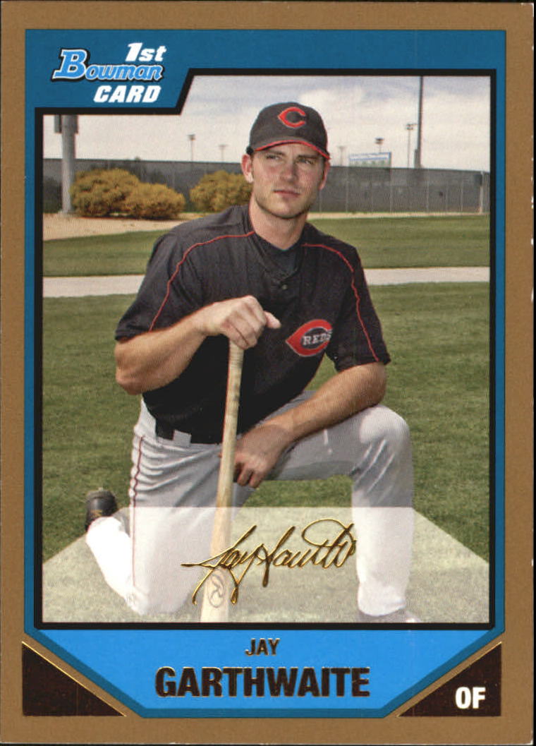 2007 Bowman Baseball "Prospects Gold" Parallel Cards - Picture 72 of 136
