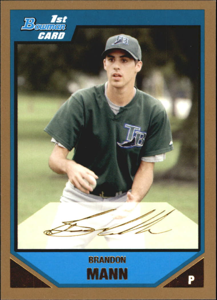 2007 Bowman Baseball "Prospects Gold" Parallel Cards - Picture 81 of 136