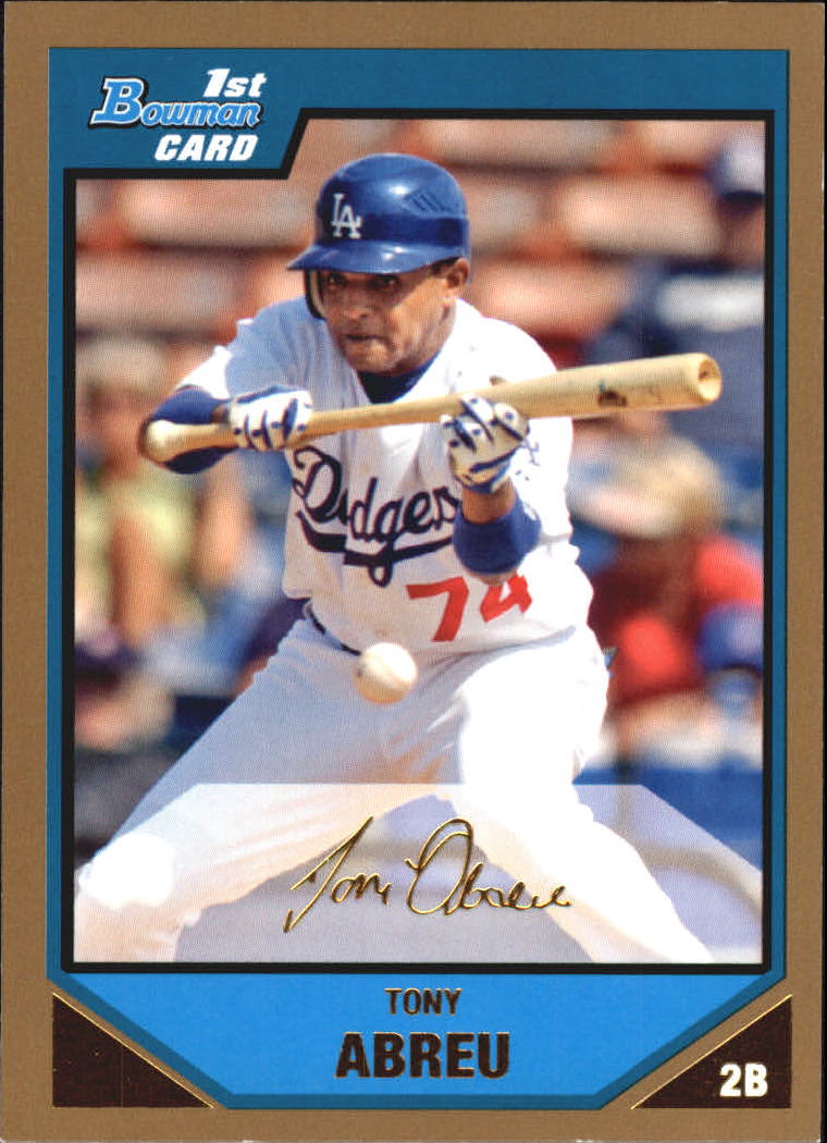 2007 Bowman Baseball "Prospects Gold" Parallel Cards - Picture 89 of 136