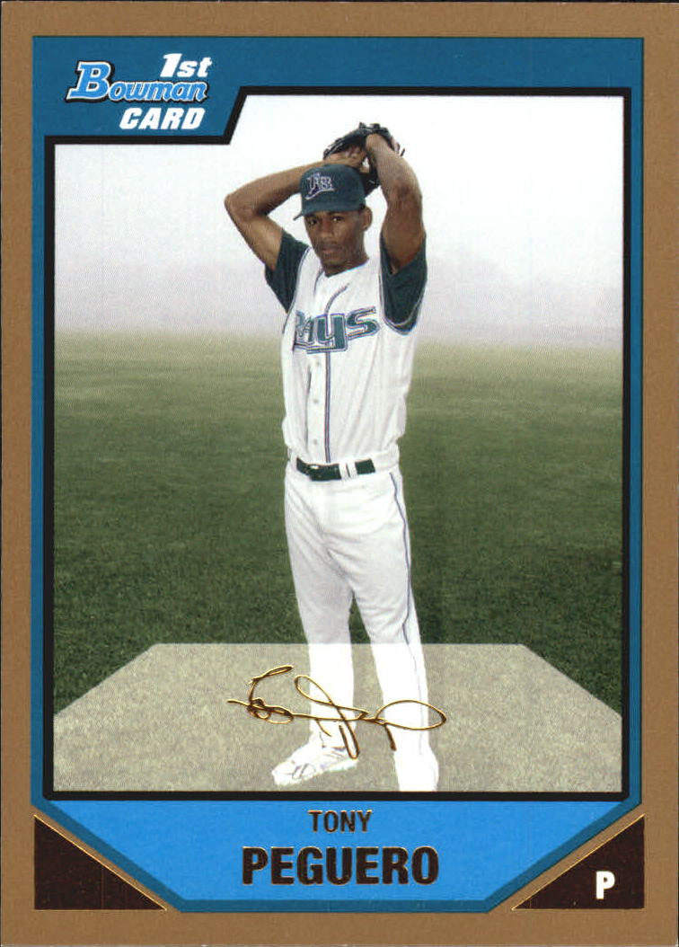 2007 Bowman Baseball "Prospects Gold" Parallel Cards - Picture 91 of 136