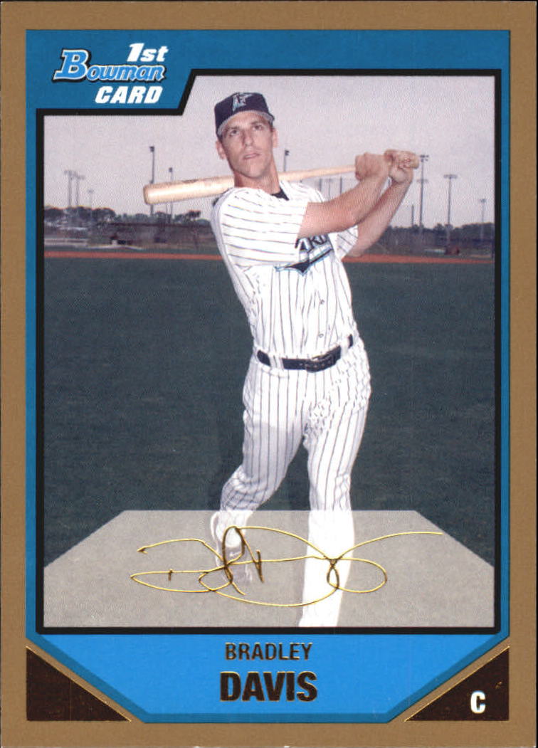 2007 Bowman Baseball "Prospects Gold" Parallel Cards - Picture 93 of 136