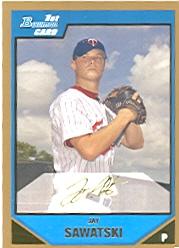 2007 Bowman Baseball "Prospects Gold" Parallel Cards - Picture 95 of 136