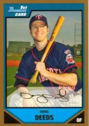 2007 Bowman Baseball "Prospects Gold" Parallel Cards - Picture 99 of 136