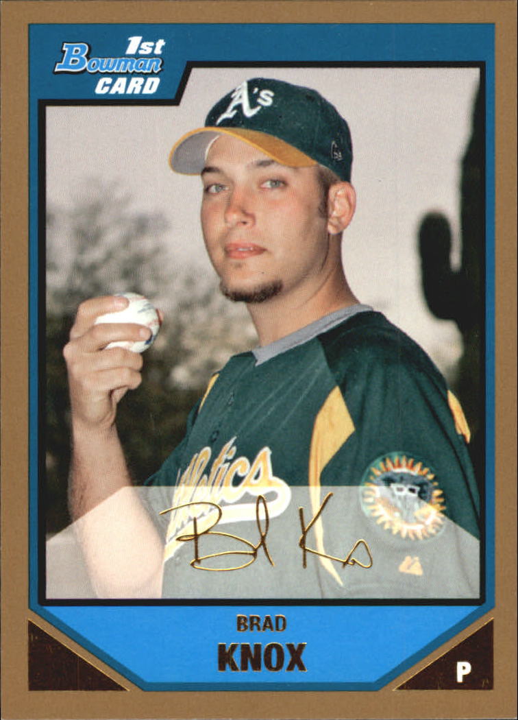 2007 Bowman Baseball "Prospects Gold" Parallel Cards - Picture 101 of 136
