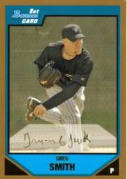 2007 Bowman Baseball "Prospects Gold" Parallel Cards - Picture 105 of 136