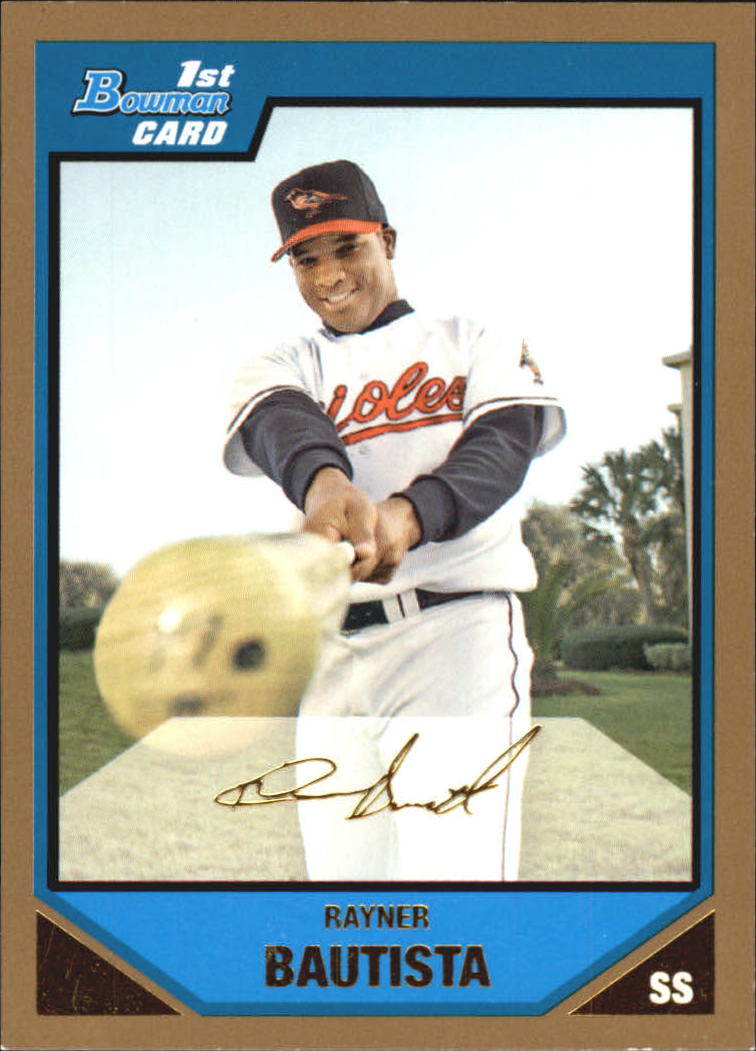 2007 Bowman Baseball "Prospects Gold" Parallel Cards - Picture 115 of 136