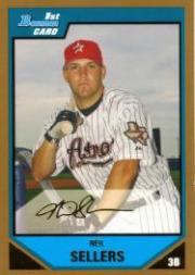2007 Bowman Baseball "Prospects Gold" Parallel Cards - Picture 117 of 136