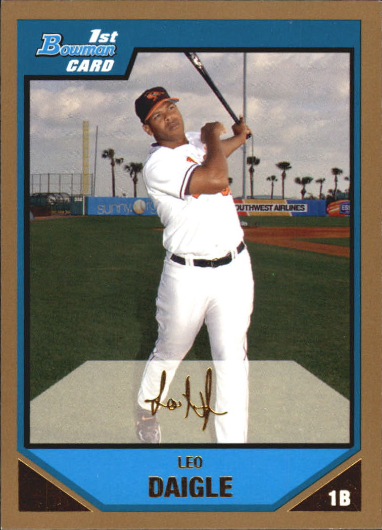 2007 Bowman Baseball "Prospects Gold" Parallel Cards - Picture 121 of 136