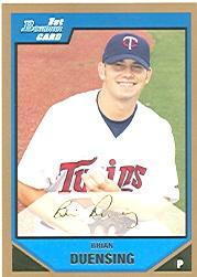 2007 Bowman Baseball "Prospects Gold" Parallel Cards - Picture 123 of 136