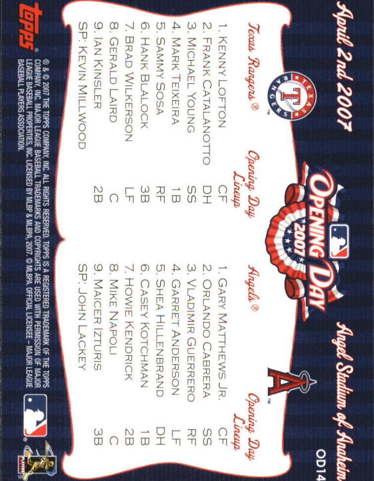 A5700- 2007 Topps Opening Tag BB # S 1-220 + Einsätze -du Pick- 15 + Gratis US - Bild 226 von 228