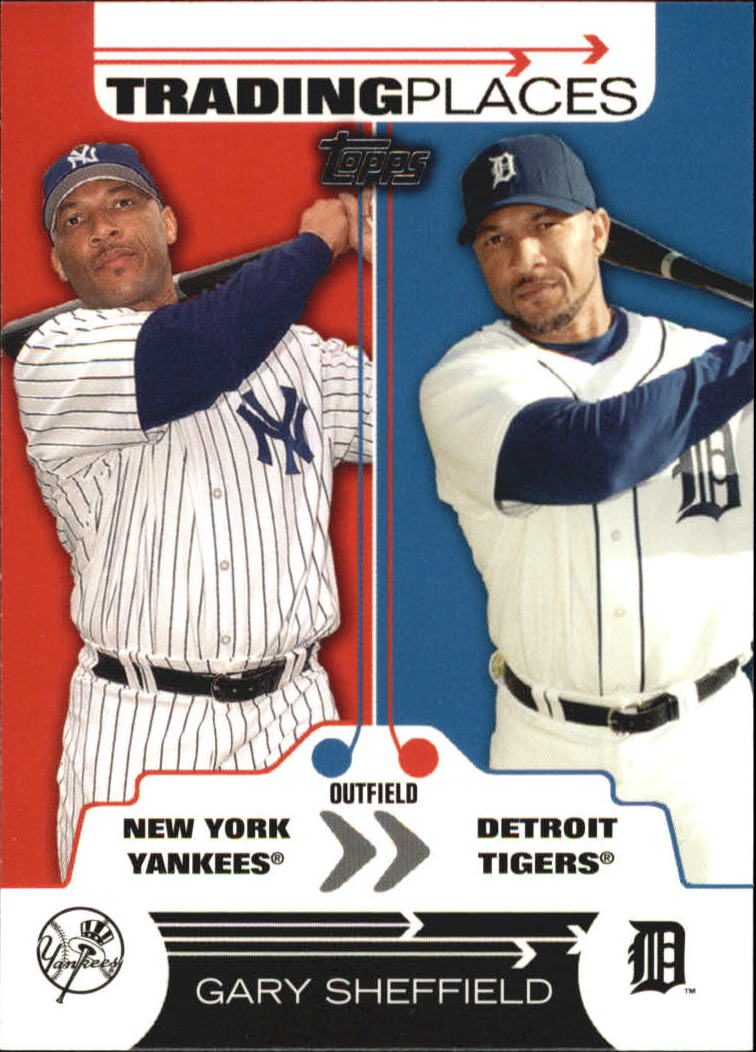 2007 Topps Trading Places #TP18 Gary Sheffield