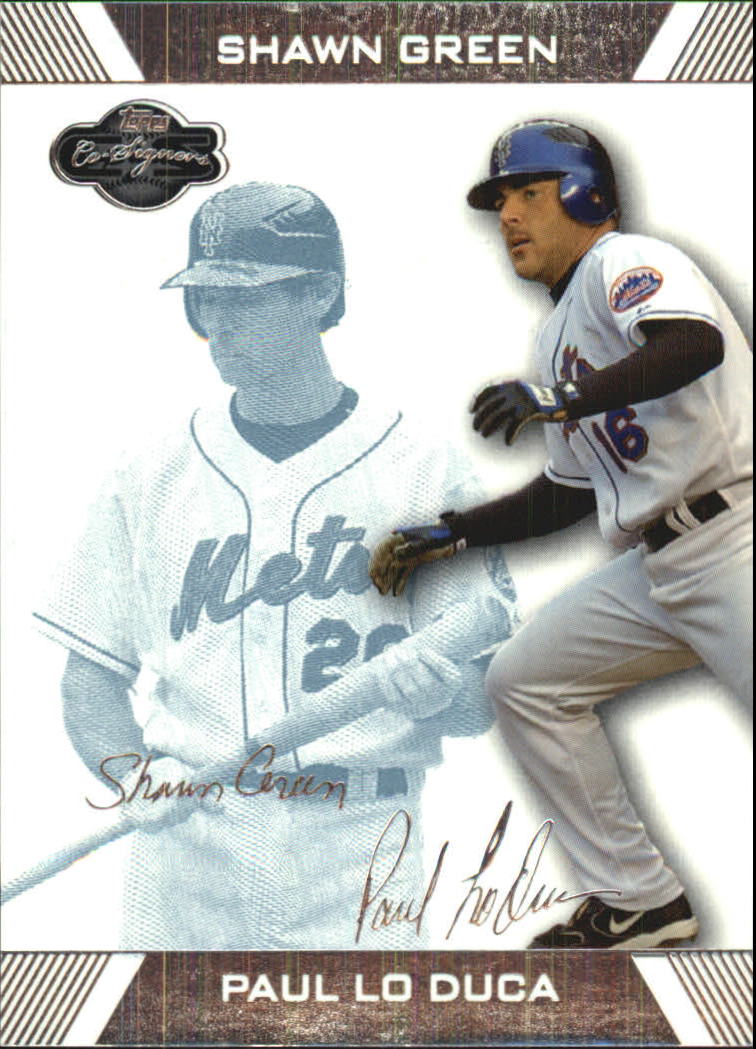2007 Topps Co-Signers Blue #61A Paul LoDuca/Shawn Green