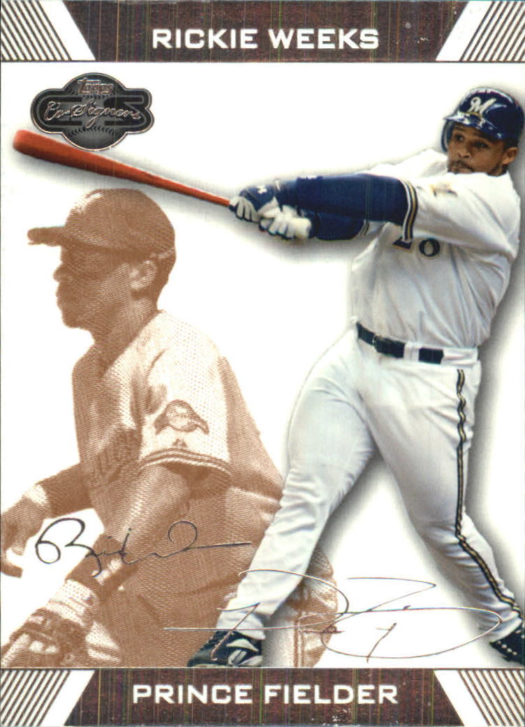 2007 Topps Co-Signers Bronze #40A Prince Fielder w/Rickie Weeks