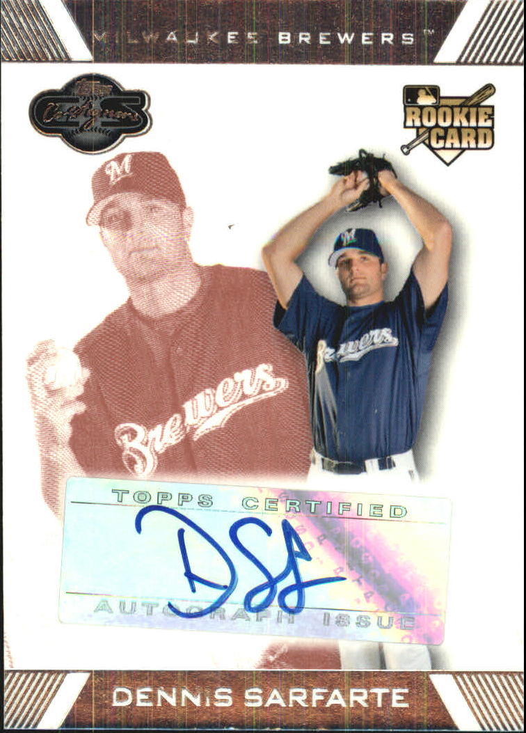 2007 Topps Co-Signers Red #118 Dennis Sarfate AU