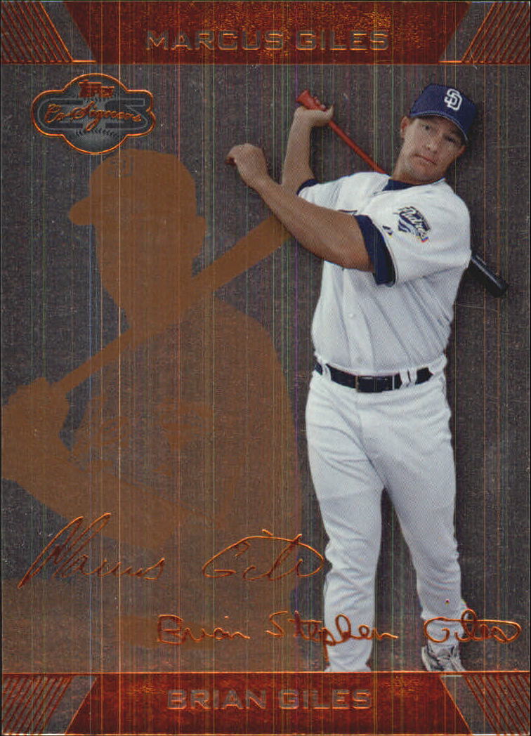 2007 Topps Co-Signers Silver Bronze #73B Brian Giles w/Marcus Giles
