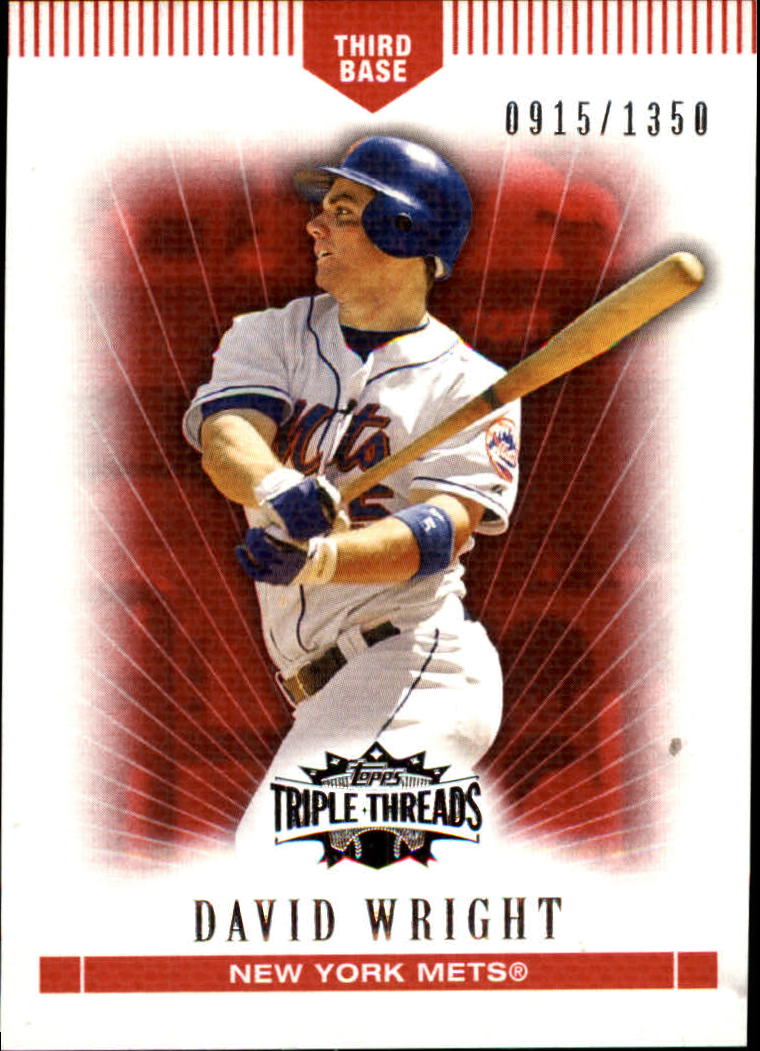 2007 Topps Triple Threads #5 David Wright